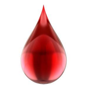 Single drop of blood
