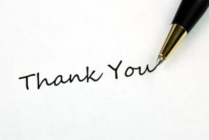 thank you card
