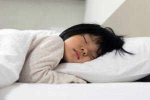 little girl sleeping