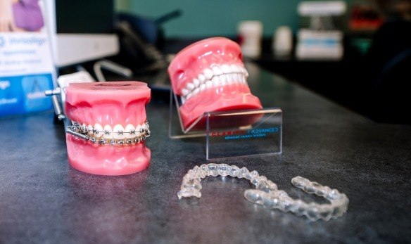 Teeth on display